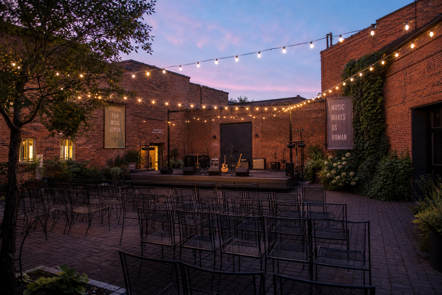 Concerts in the Courtyard: Eric Kufs & River Man